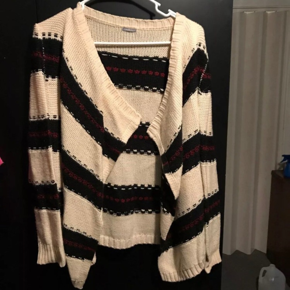 Striped cardigan